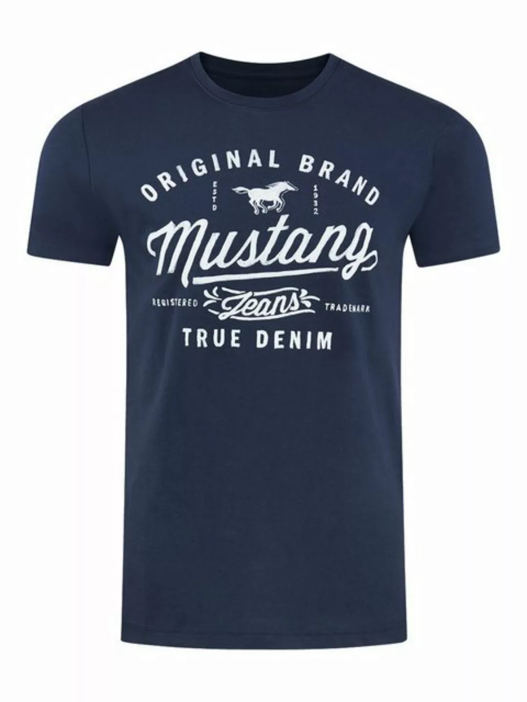 MUSTANG Tshirt Herren Regular Fit S bis 6XL günstig online kaufen