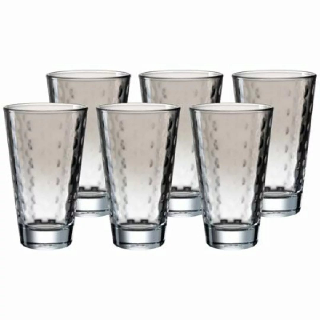 LEONARDO OPTIC Trinkglas klein 300 ml Pastell grau 6er Set Trinkgläser günstig online kaufen