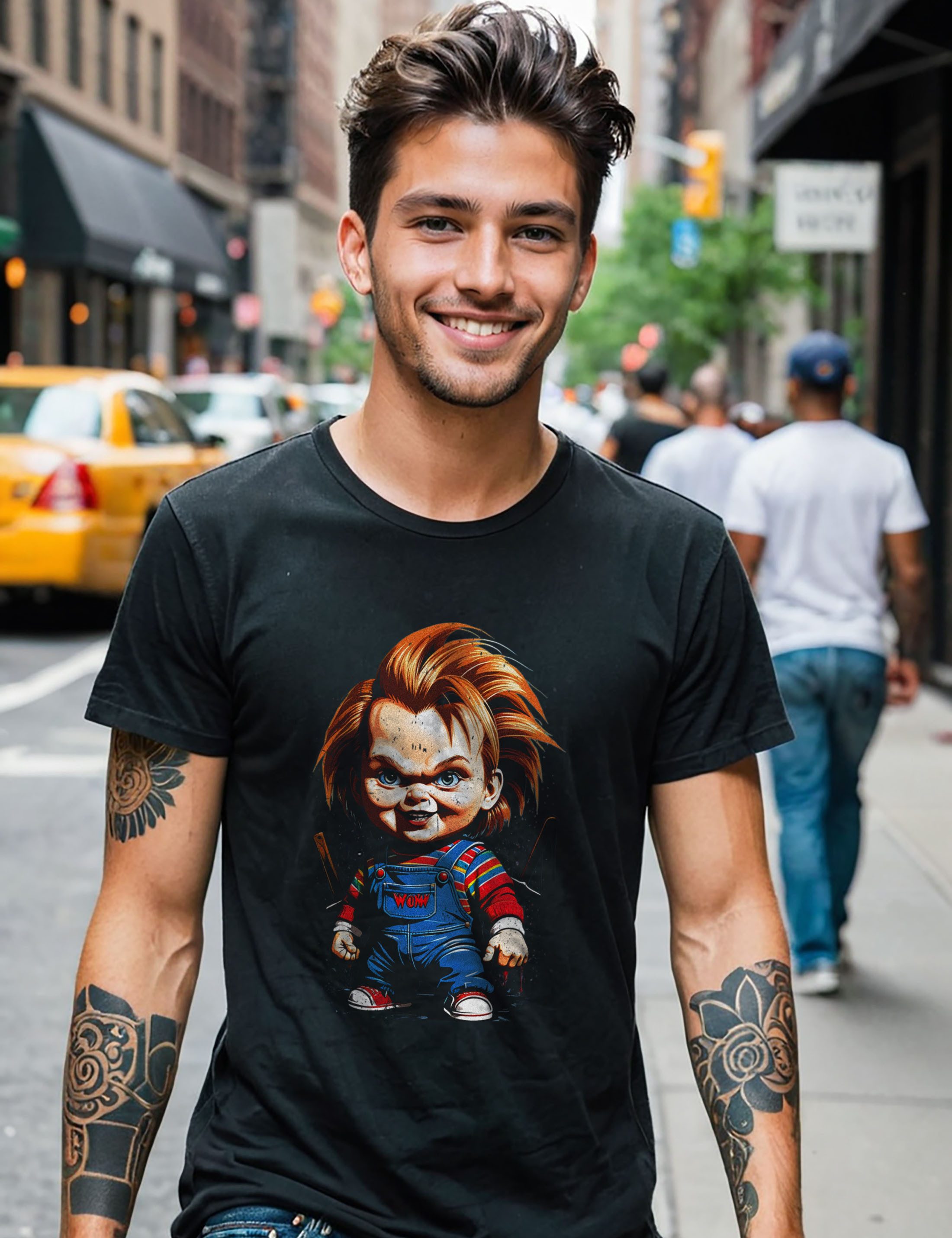 Urban Backwoods Print-Shirt Murderous Puppet Herren günstig online kaufen