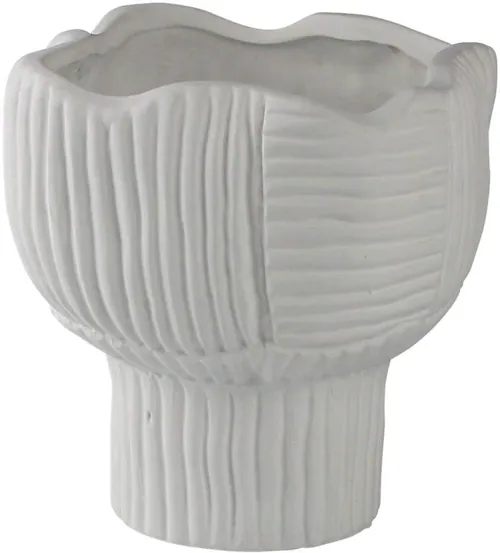 AM Design Dekovase »Blüte, Tischvase aus Keramik, Höhe ca. 17 cm«, (1 St.), günstig online kaufen