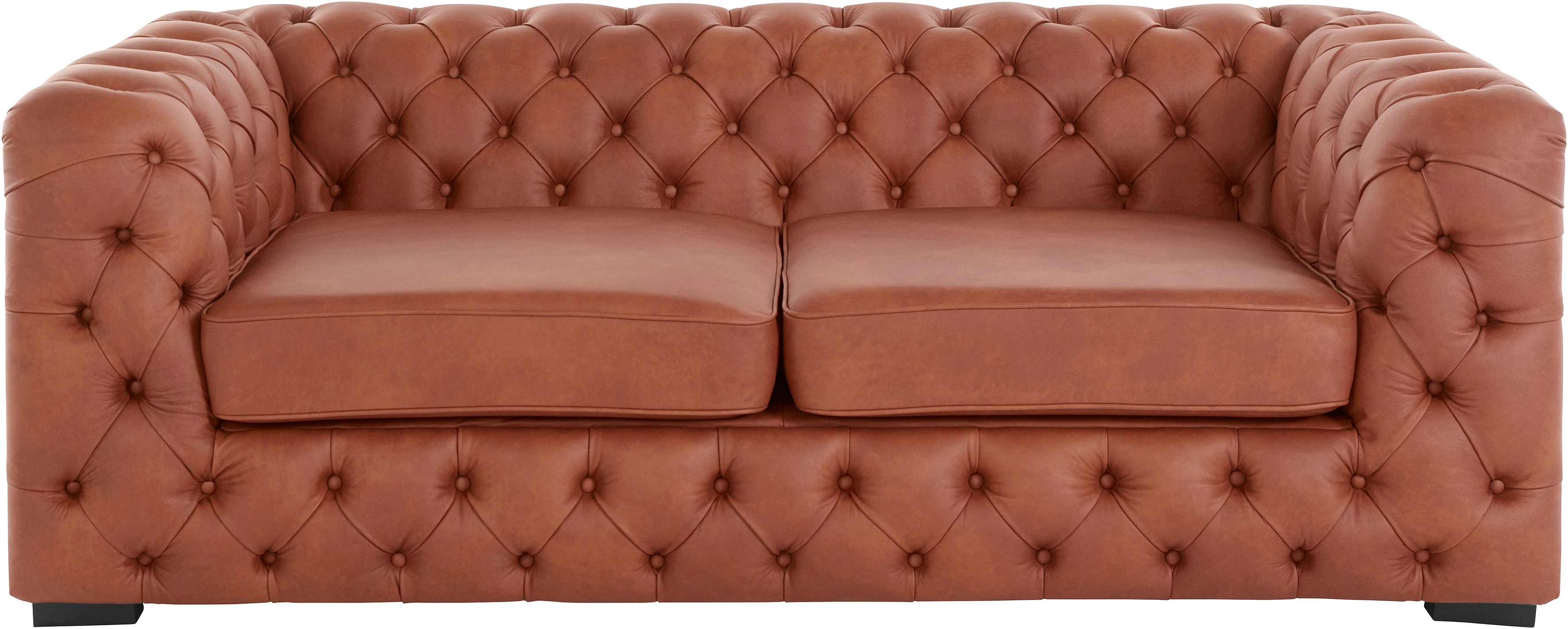Home affaire Chesterfield-Sofa »Kalina«, mit klassischer Chesterfield-Knopf günstig online kaufen