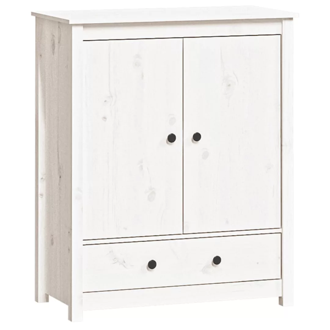 Vidaxl Highboard Weiß 83x41,5x100 Cm Massivholz Kiefer günstig online kaufen