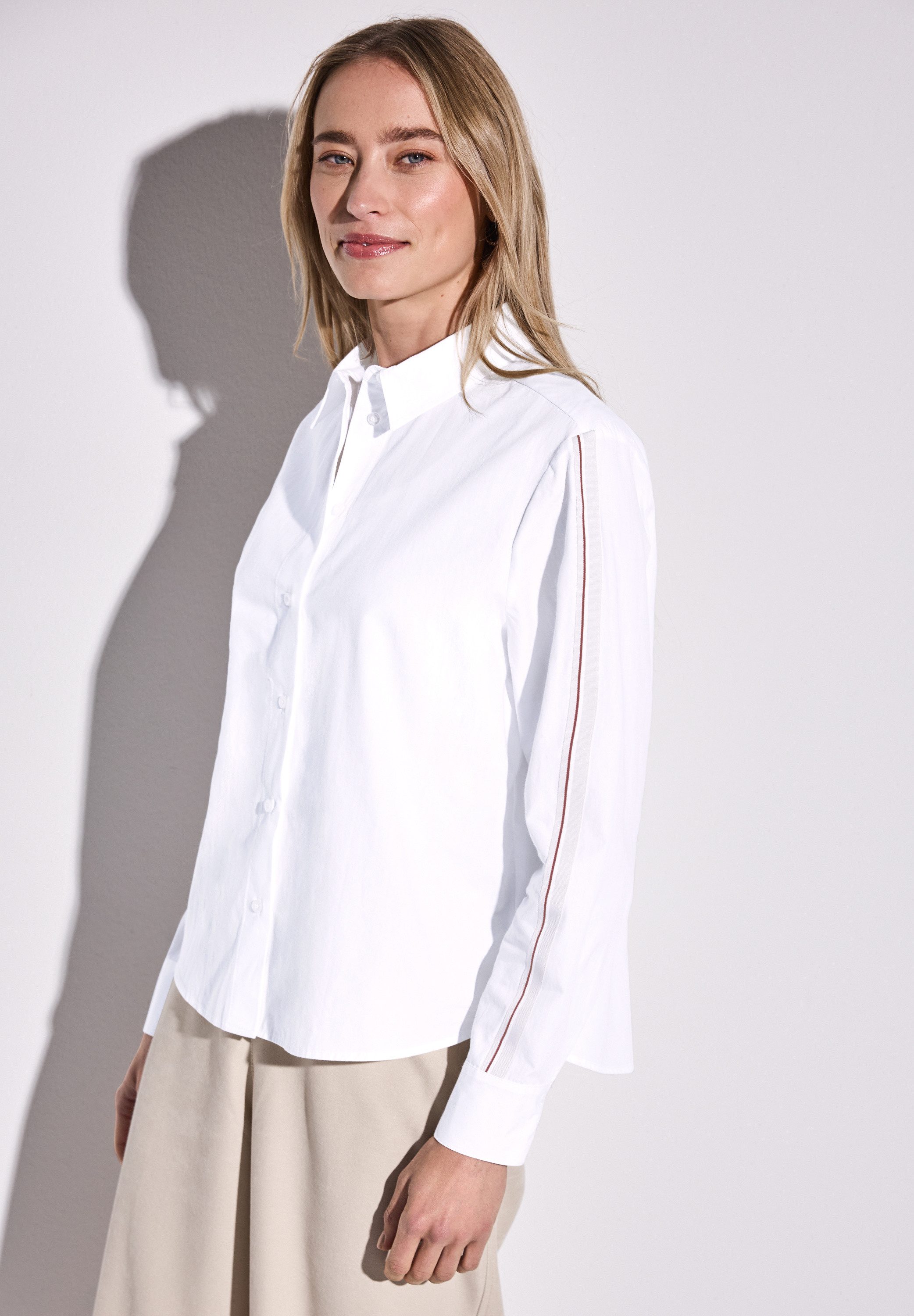 STREET ONE Hemdbluse aus reiner Baumwolle günstig online kaufen