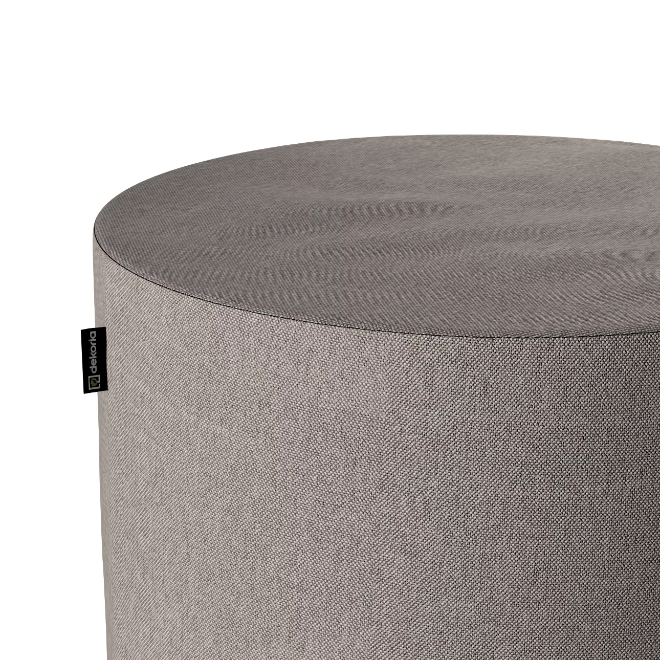 Pouf Barrel, beige-grau, ø40 cm x 40 cm, Etna (705-09) günstig online kaufen