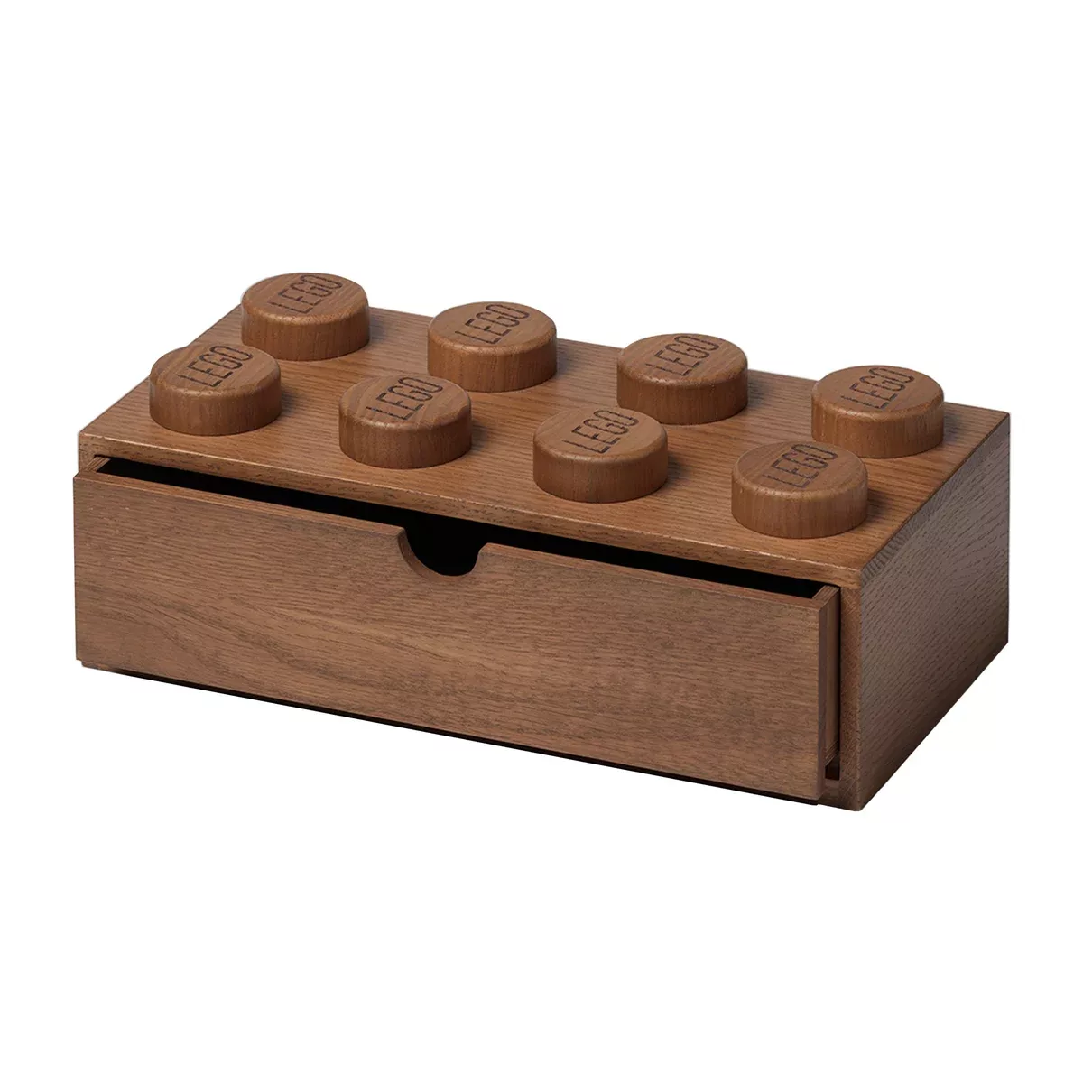 LEGO Schreibtischschublade 8 Holz Eiche dunkel gebeizt günstig online kaufen