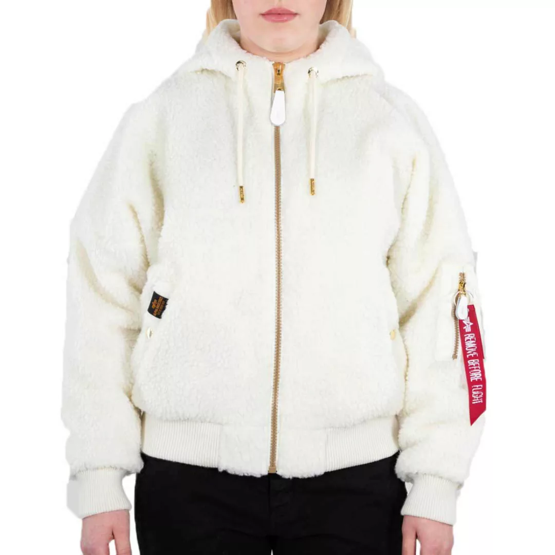 Alpha Industries Ma-1 Os Teddy Jacke XL Off White günstig online kaufen