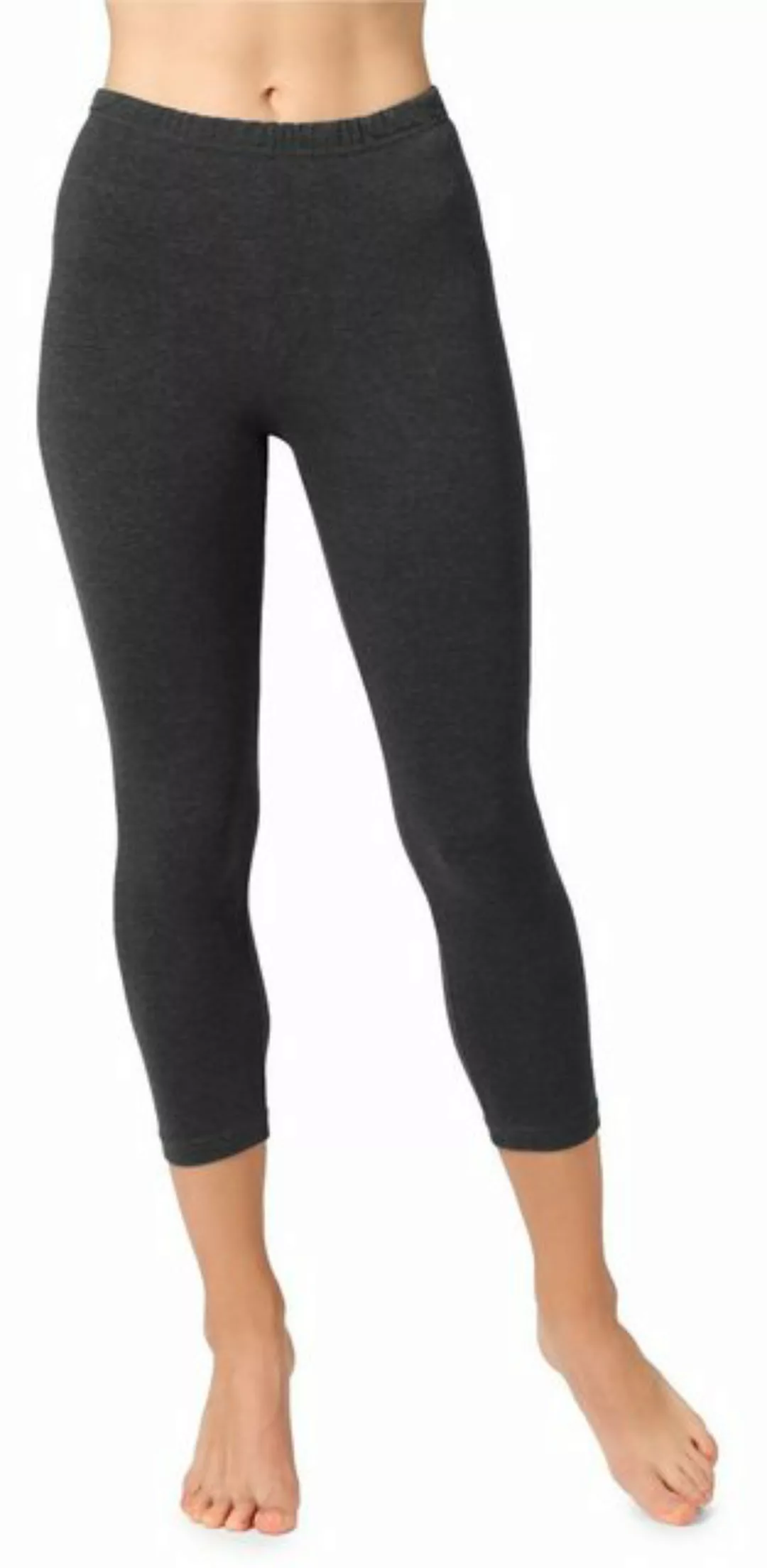 Bellivalini Leggings Damen 3/4 Capri Hose BLV50-156 (1-tlg) aus Baumwolle günstig online kaufen