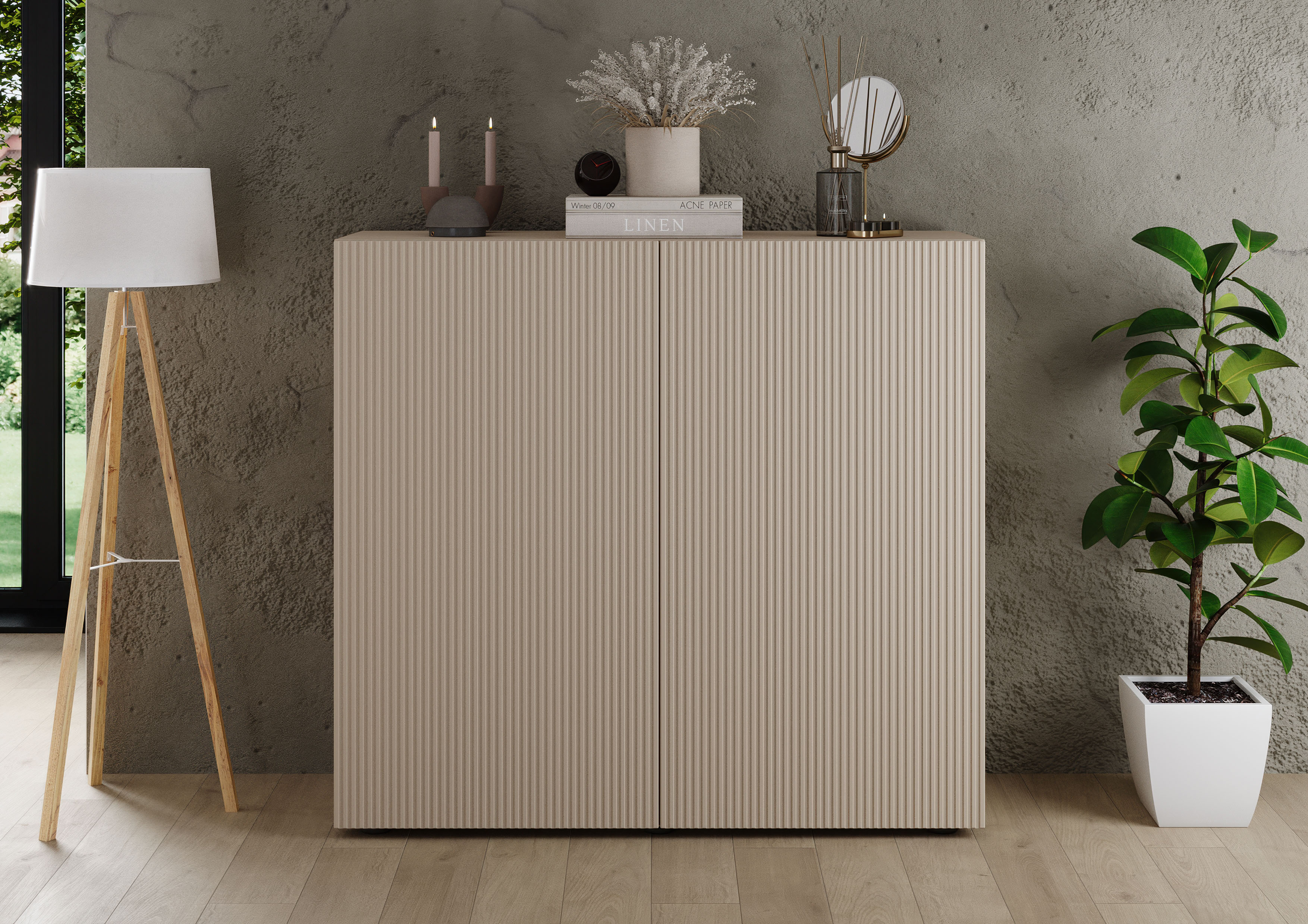 INOSIGN Highboard "Rio, Höhe 111 cm, Breite 120 cm, Stauraumschrank, Kommod günstig online kaufen