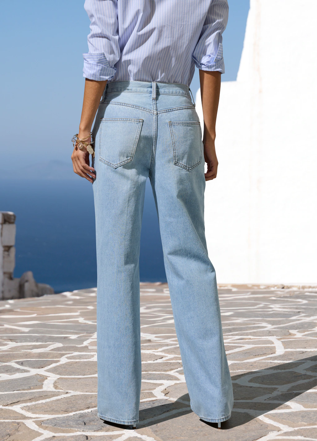 LASCANA Weite Jeans, mit hohem Bund und 5-Pocket-Style, Wide-Leg Jeans günstig online kaufen