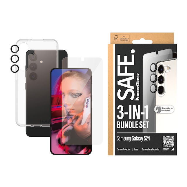 SAFE by PanzerGlass Displayschutzglas »3-in-1 Bundle Set Screen Protector, günstig online kaufen