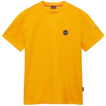 Napapijri  T-Shirts & Poloshirts Badge T-Shirt Orange günstig online kaufen