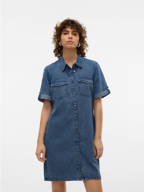 Vero Moda Jeanskleid VMJENNIE SS SHORT DENIM DRESS NOOS günstig online kaufen