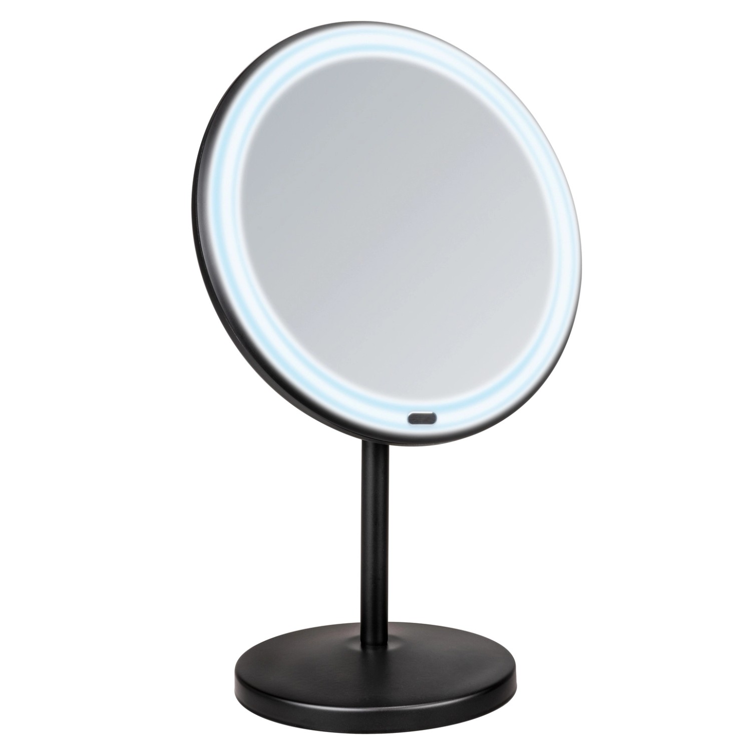 Wenko LED Stand-Kosmetikspiegel Onno 13,5 cm x 20 cm x 34 cm Schwarz günstig online kaufen
