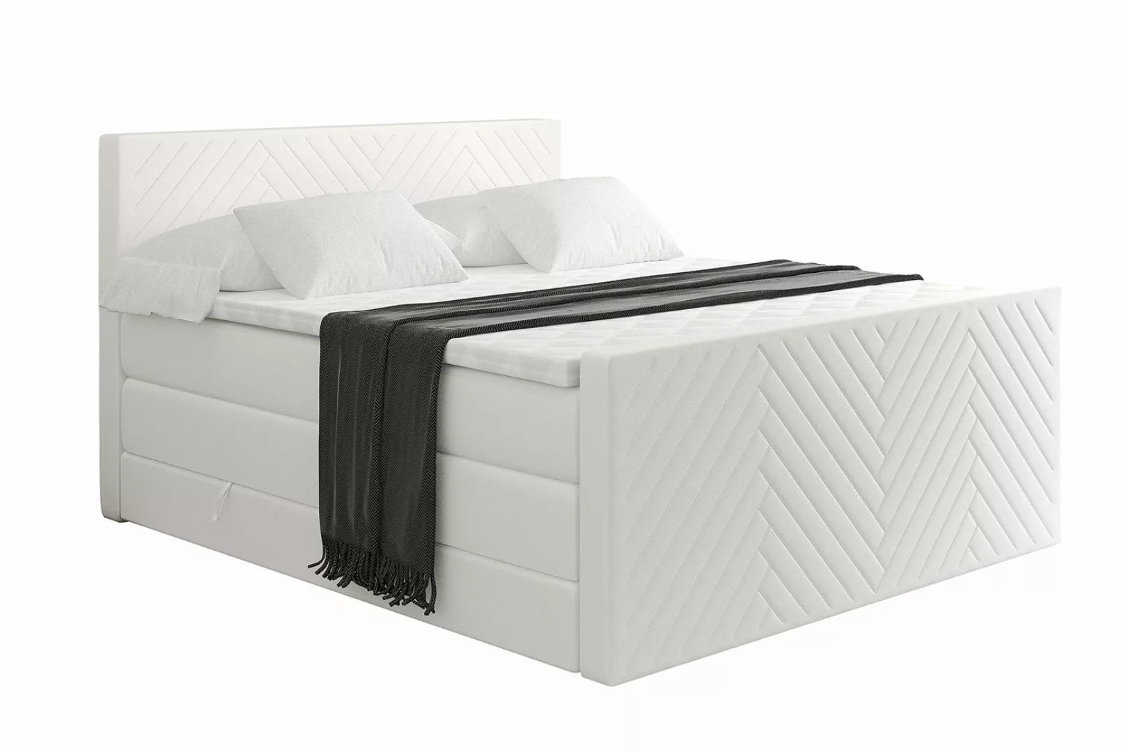 ALTDECOR Boxspringbett VEXA-Z KING (Multipocket-Matratze H4, günstig online kaufen
