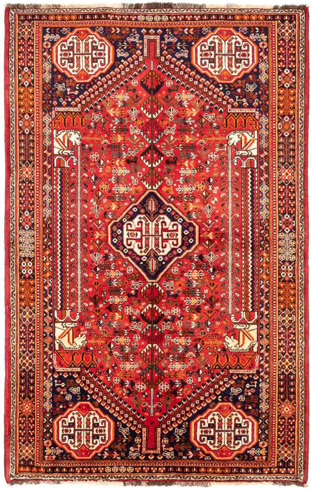 morgenland Wollteppich »Shiraz Medaillon 265 x 168 cm«, rechteckig günstig online kaufen