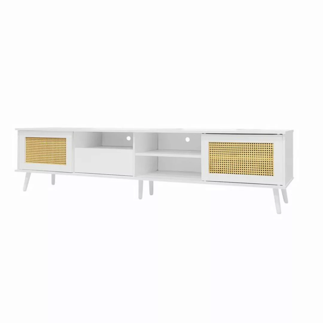 Gotagee TV-Schrank Fernsehschrank Rattan-TV-Ständer Eleganter Fernsehtisch günstig online kaufen