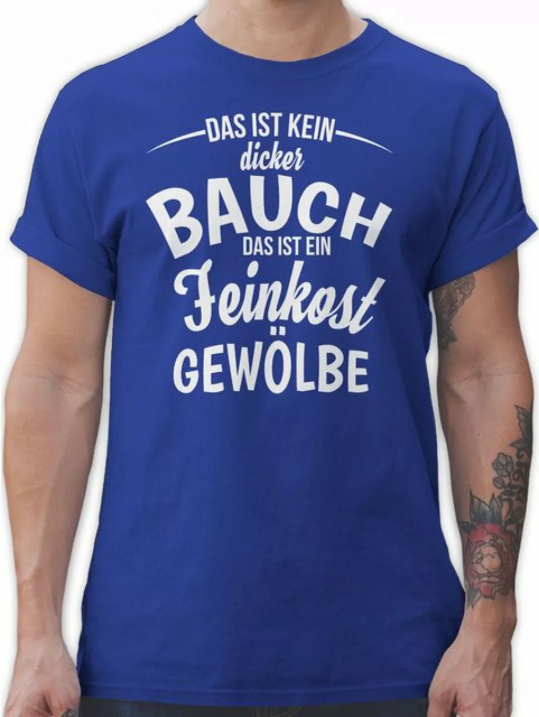 Shirtracer T-Shirt Das ist kein dicker Bauch Sprüche Statement mit Spruch günstig online kaufen