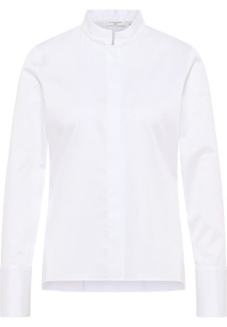 Eterna Langarmbluse Satin Shirt Bluse Satingewebe Langarm günstig online kaufen