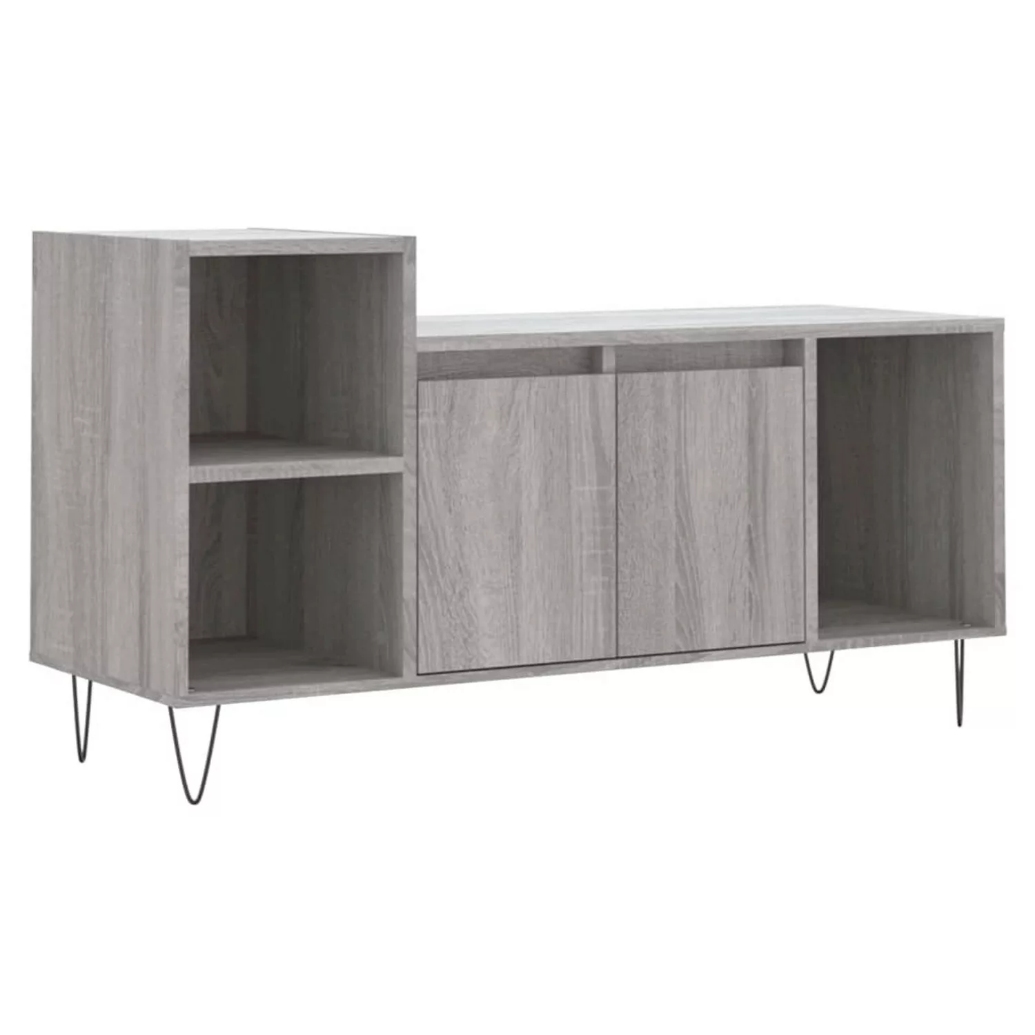 VidaXL TV-Schrank Grau Sonoma 100x35x55 cm Holzwerkstoff  Modell 4 günstig online kaufen