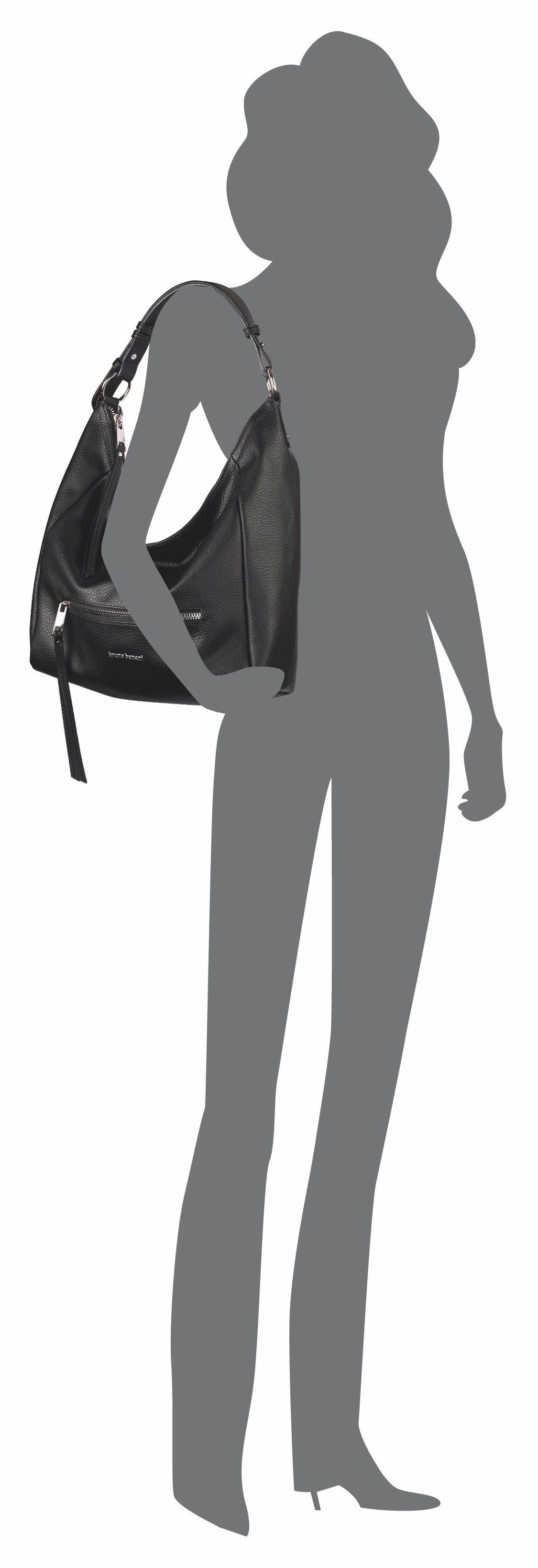 Bruno Banani Hobo "Amalfi", Beuteltasche Schultertasche verstellbarer Schul günstig online kaufen