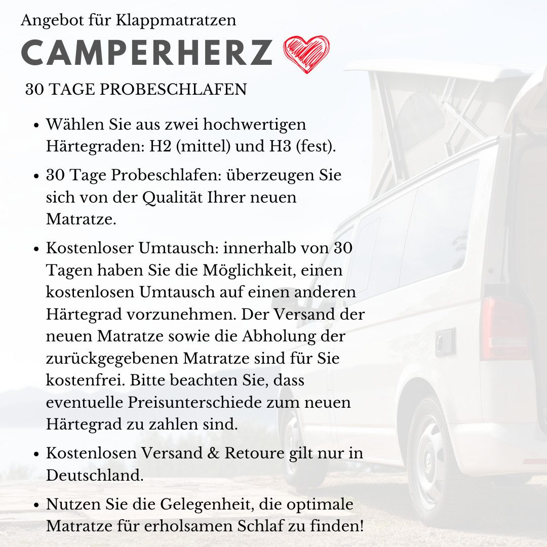 Klappmatratze VW T5 T6 T6.1 Multiflexboard, günstig online kaufen