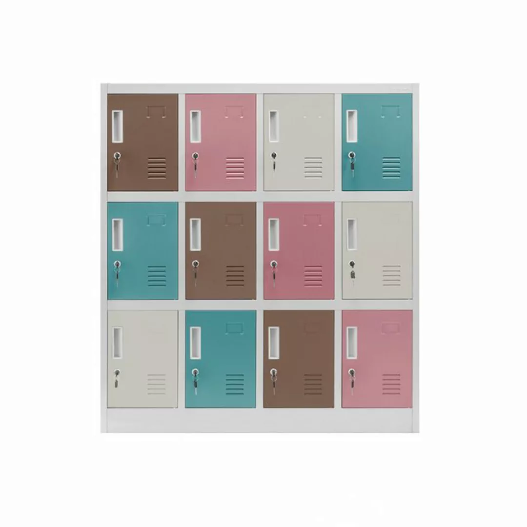 Jan Nowak Aktenschrank Garderobe 1090 x 1200 x 450 mm, grau-pastell günstig online kaufen