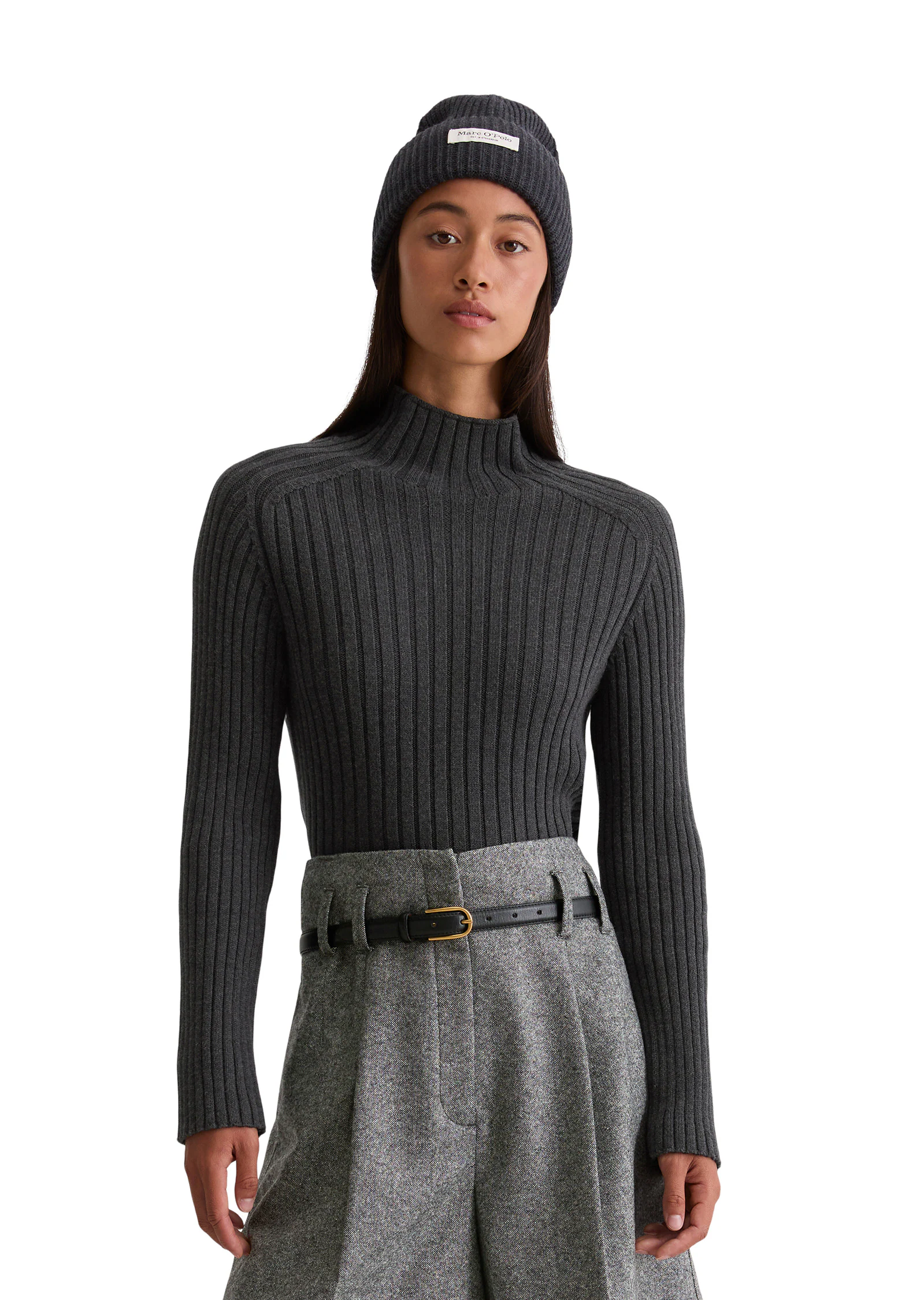 Marc OPolo Stehkragenpullover "aus Heavy Weight Cotton" günstig online kaufen