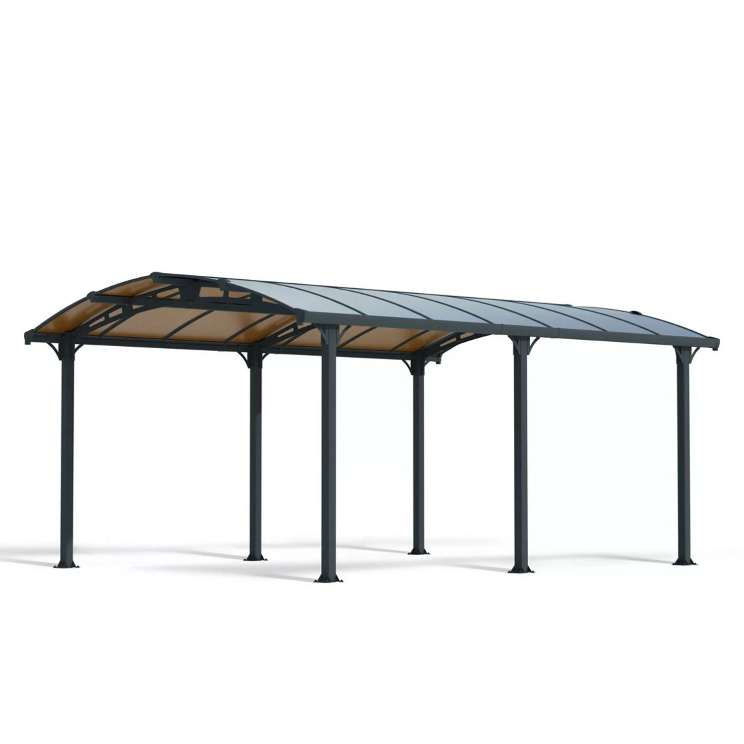 Palram - Canopia Pavillon Tuscon 3.6 x 5.1 Anthrazit günstig online kaufen