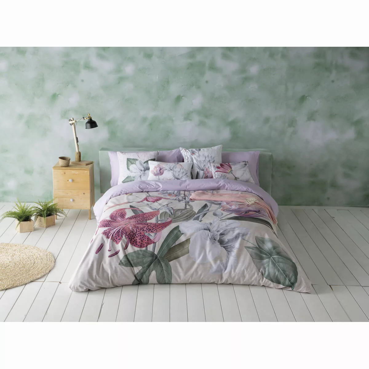 Bettdeckenbezug Naturals Jane Einzelmatratze (180 X 220 Cm) günstig online kaufen