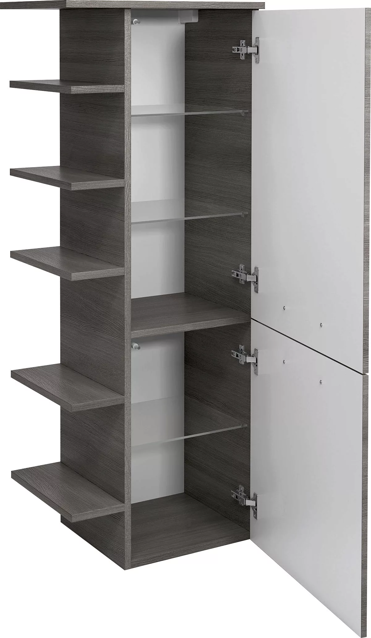 Saphir Midischrank "Quickset Badschrank 50 cm breit, 2 Türen, seitliche Abl günstig online kaufen