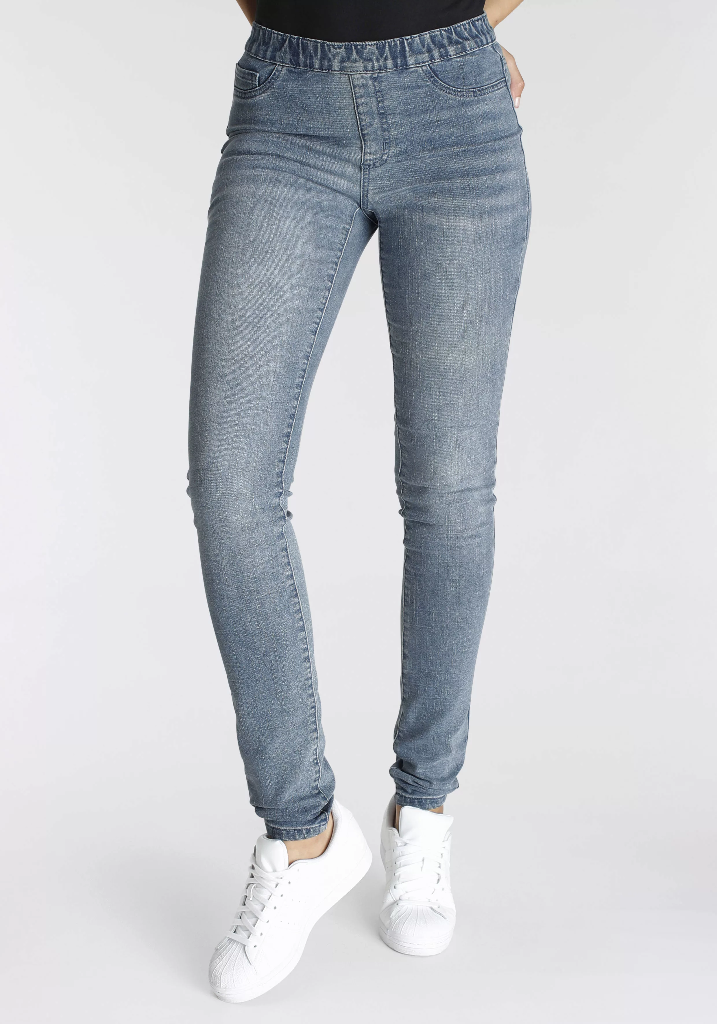 Arizona Jeansjeggings "mit leichtem Thermo Effekt", extra-eng geschnitten, günstig online kaufen