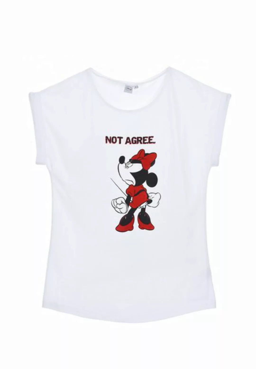 Disney Minnie Mouse T-Shirt Mickey Mouse T-Shirt Damen Oberteil günstig online kaufen