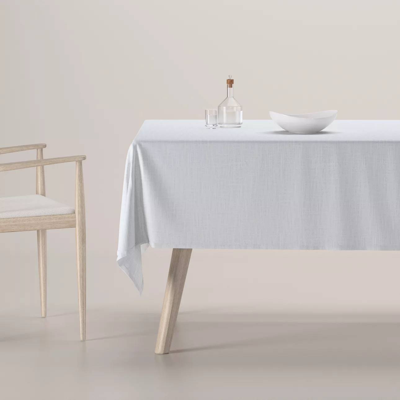 Rechteckige Tischdecke, weiß, Harmony (144-75) günstig online kaufen