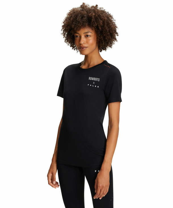 FALKE CORE Damen T-Shirt, M-L, Schwarz, 37969-300802 günstig online kaufen