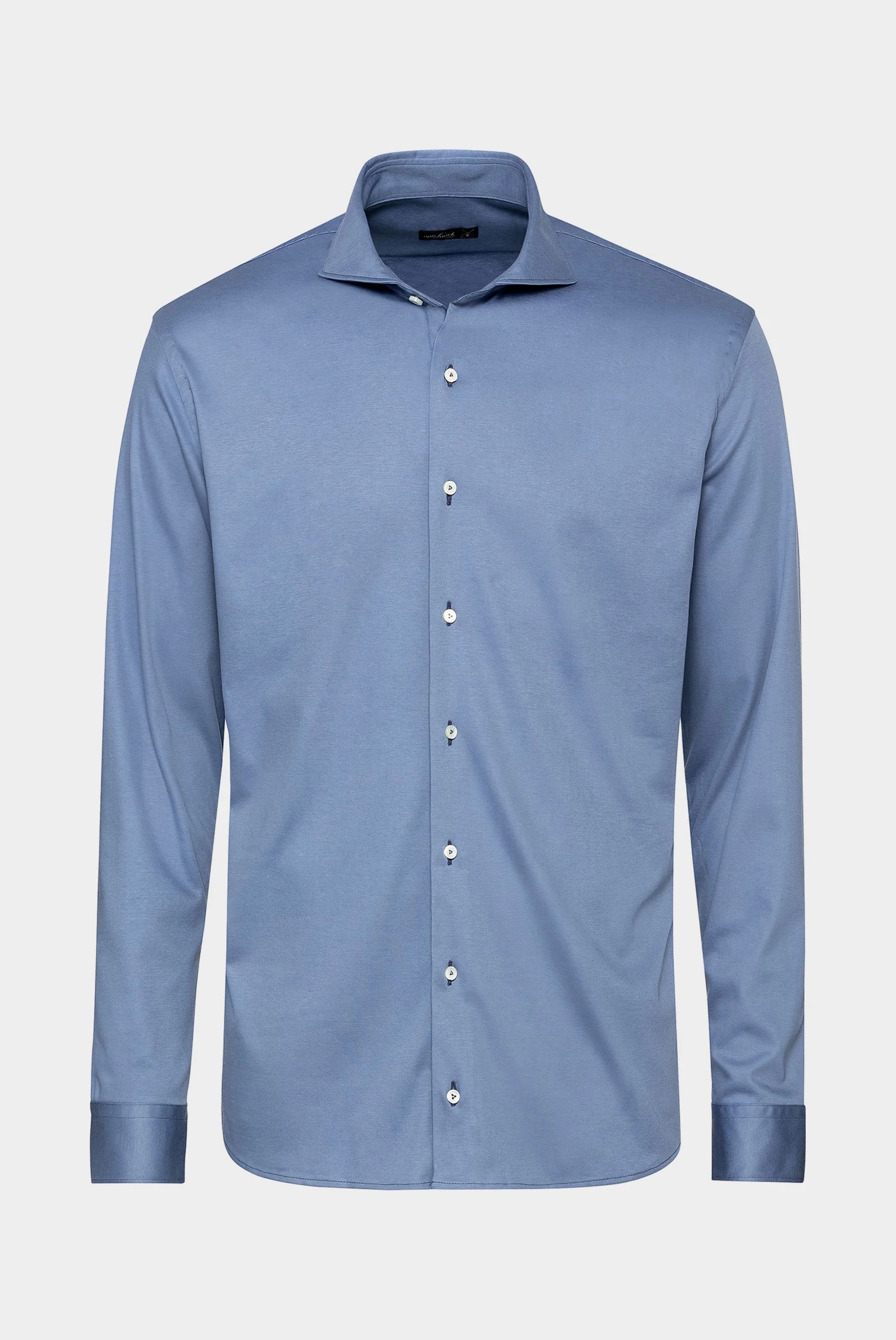 Jersey Hemd mit aus Schweizer Baumwolle Tailor Fit günstig online kaufen