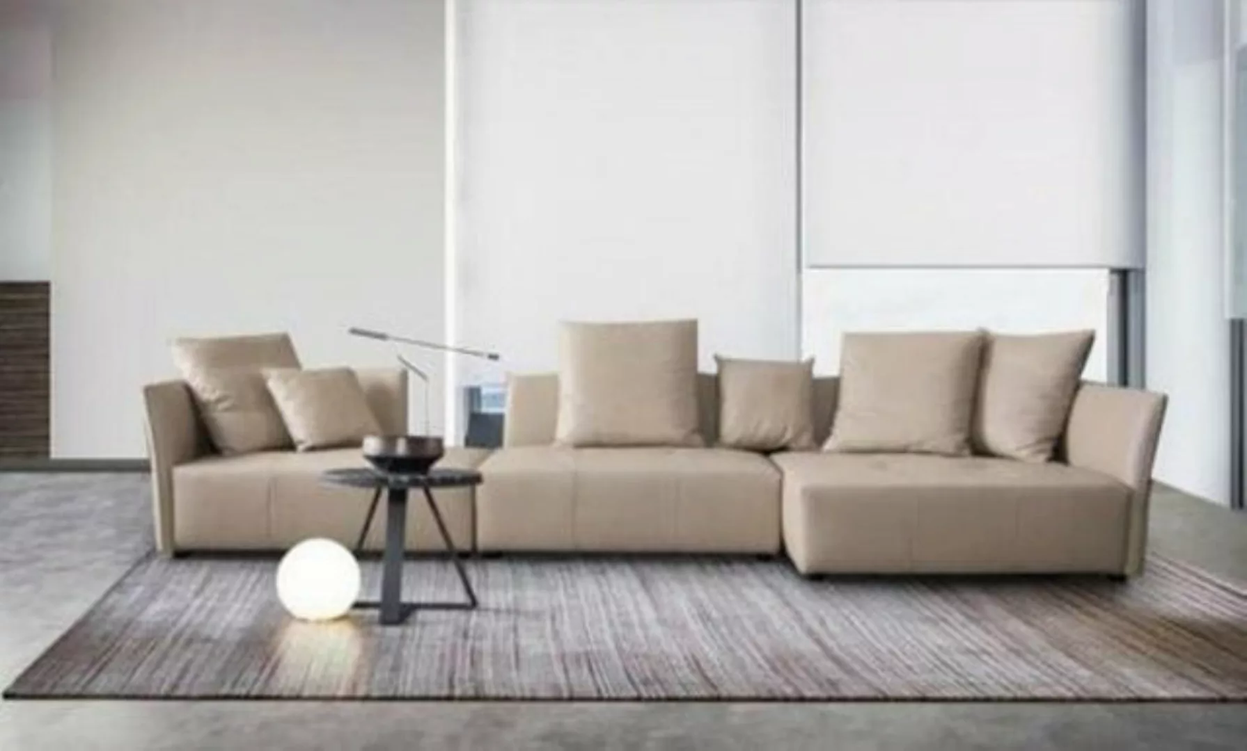 JVmoebel Ecksofa, Design Ecksofa Couch Polster Eckgarnitur Sofa Couchen Led günstig online kaufen