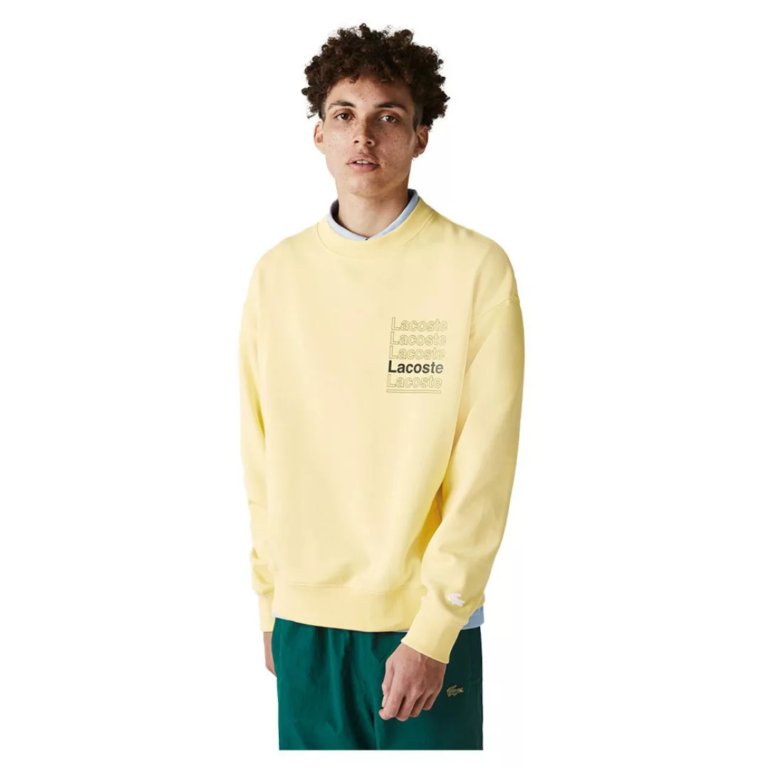 Lacoste Live Sh7294 Sweatshirt M Yellow günstig online kaufen