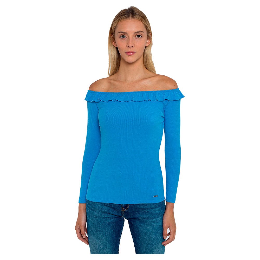 Pepe Jeans Colette Langarm-t-shirt M Bright Blue günstig online kaufen