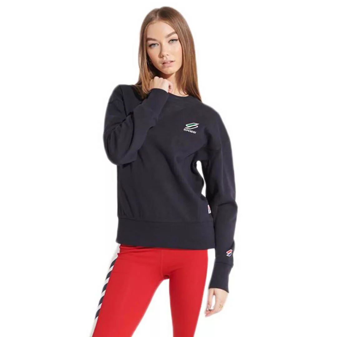 Superdry Sportstyle Essential Crew Sweatshirt L Deep Navy günstig online kaufen