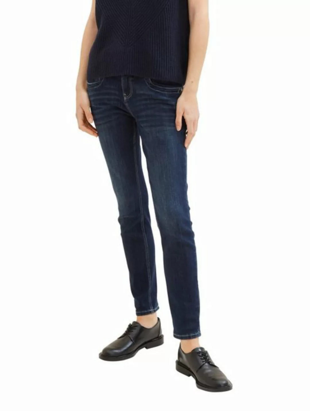 Tom Tailor Damen Jeans TAPERED RELAXED - Relaxed Fit - Light Stone Blue Den günstig online kaufen