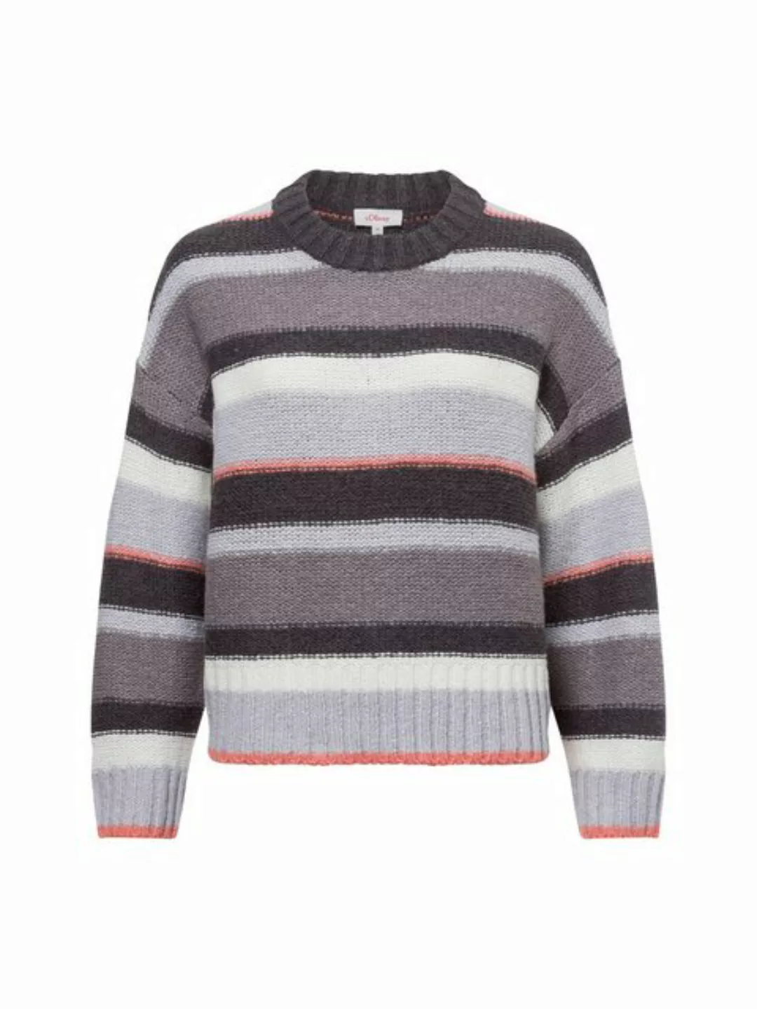 s.Oliver Strickpullover, mit Streifenmuster günstig online kaufen