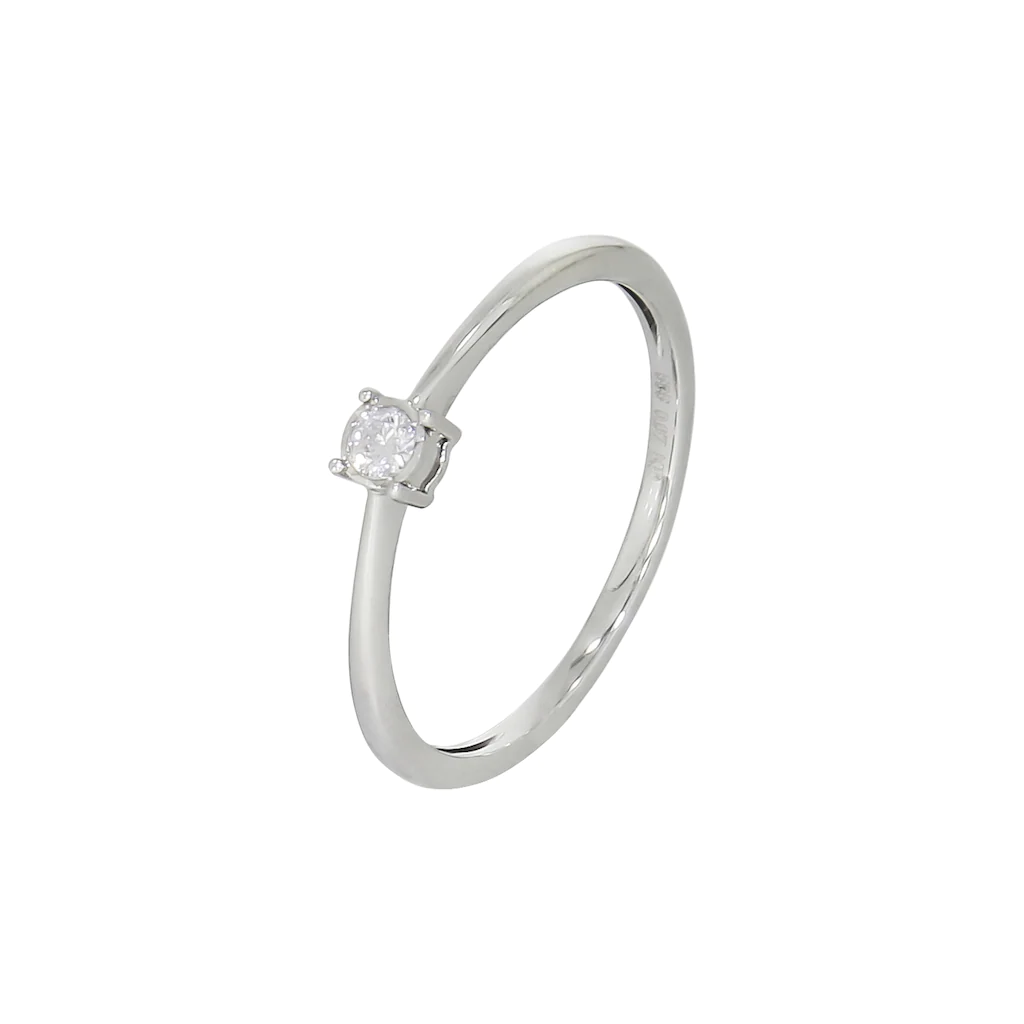 Diamonds by Ellen K. Fingerring "585/- Weißgold Brillant 0,066ct." günstig online kaufen