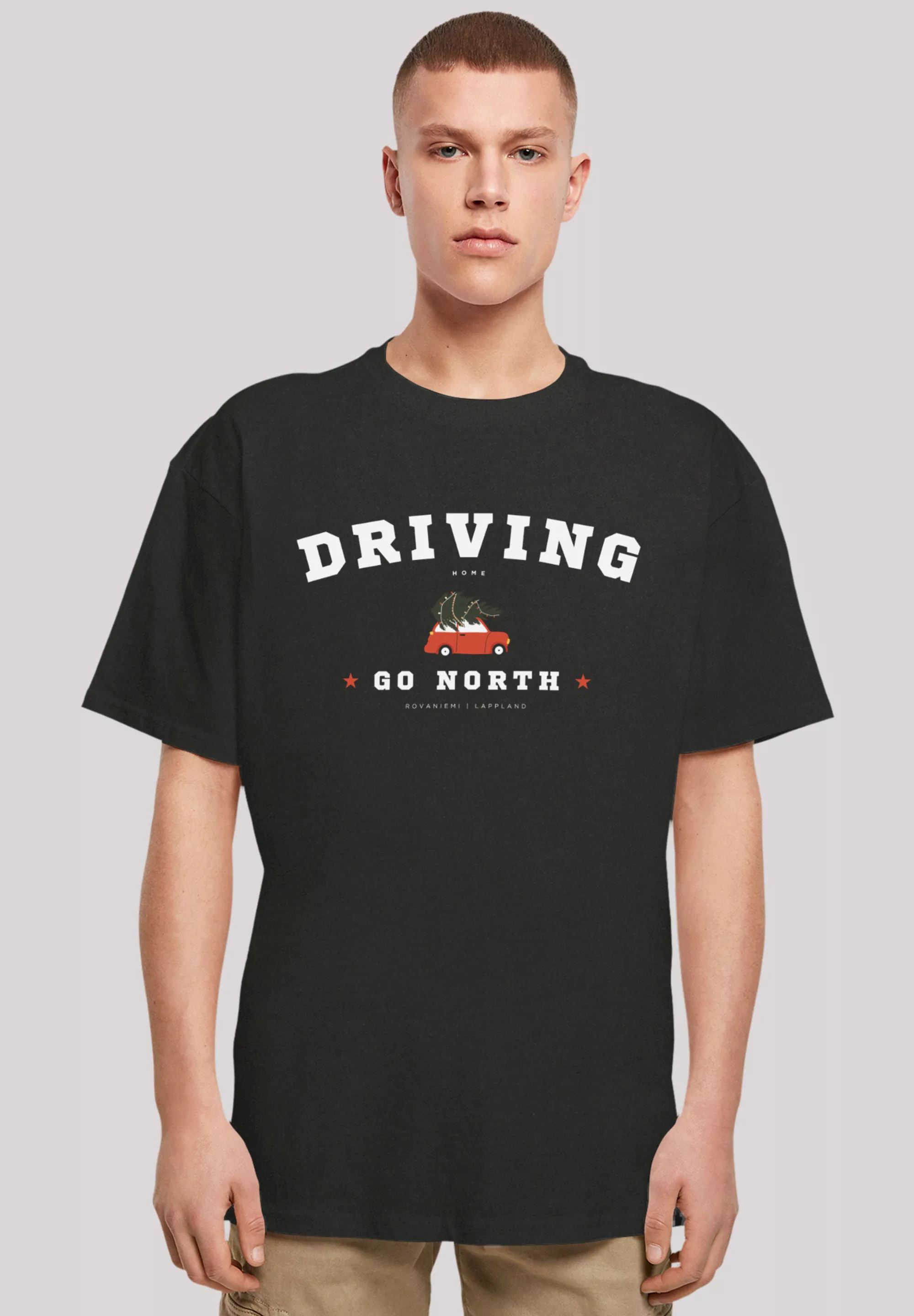 F4NT4STIC T-Shirt "Driving Home Weihnachten", Weihnachten, Geschenk, Logo günstig online kaufen