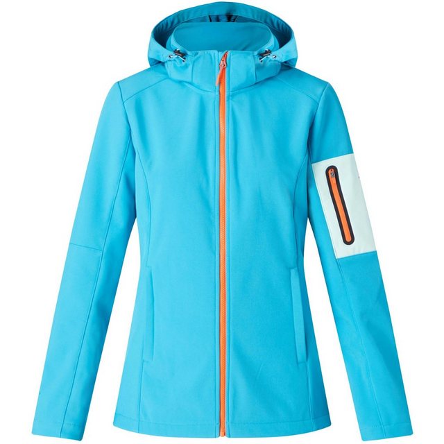 McKINLEY Softshelljacke Kadino wms - Damen Softshelljacke mit Kapuze - hell günstig online kaufen