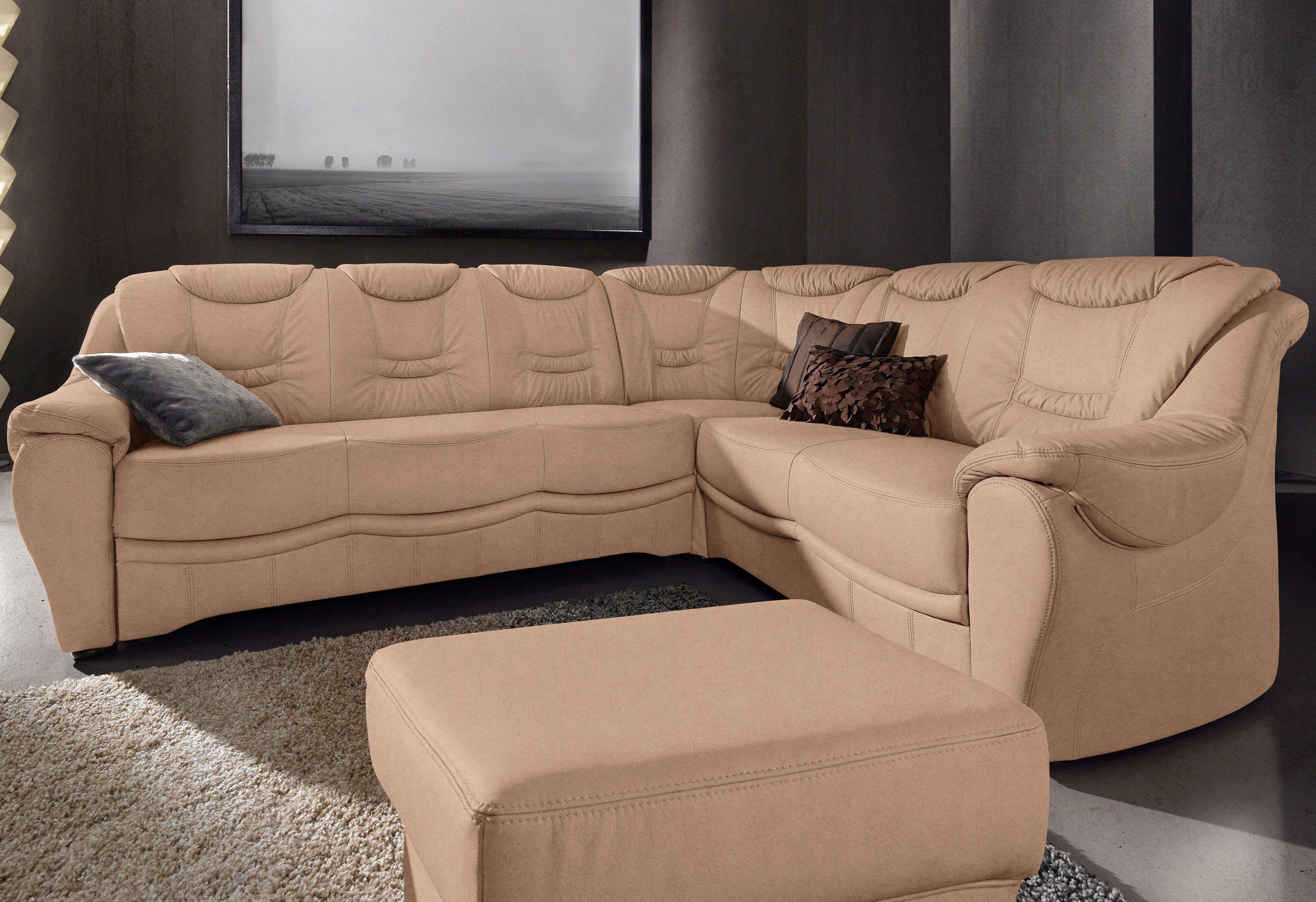 sit&more Ecksofa "Mailand L-Form", wahlweise mit Bettfunktion günstig online kaufen