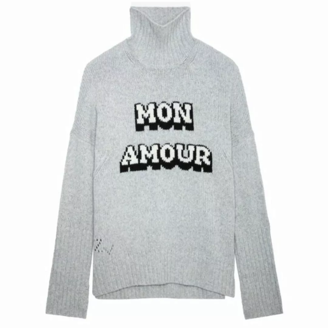 ZADIG & VOLTAIRE Strickpullover Pullover ALMA WE MON AMOUR aus Wolle günstig online kaufen