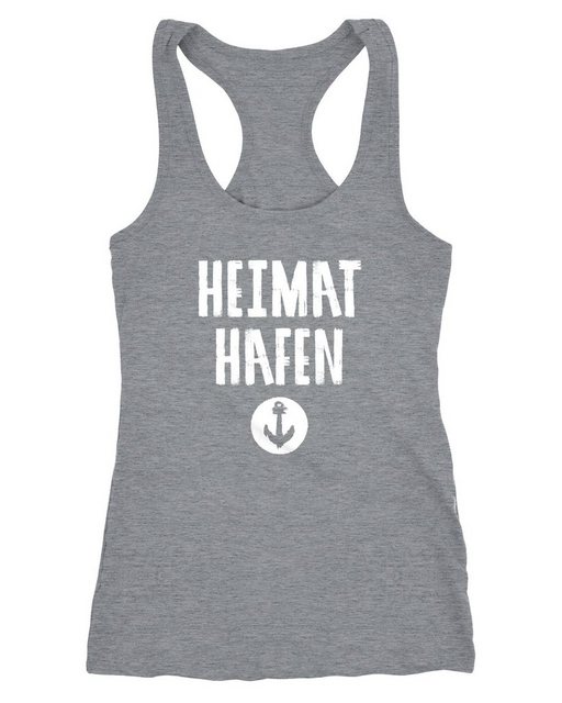 MoonWorks Tanktop Damen Tanktop Heimat-Hafen Anker Racerback Moonworks® günstig online kaufen