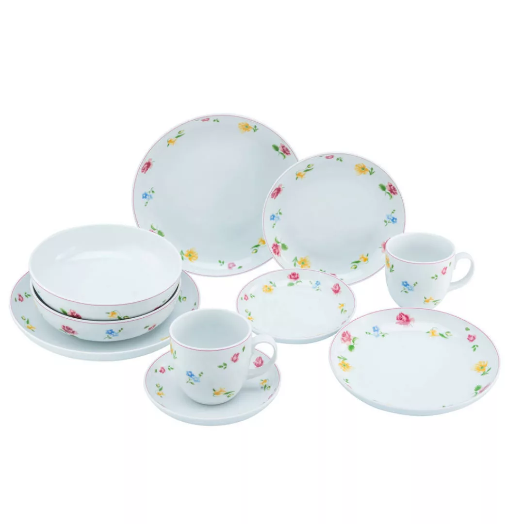 CreaTable Kombiservice Allround - SUMMERTIME bunt Porzellan 10 tlg. günstig online kaufen