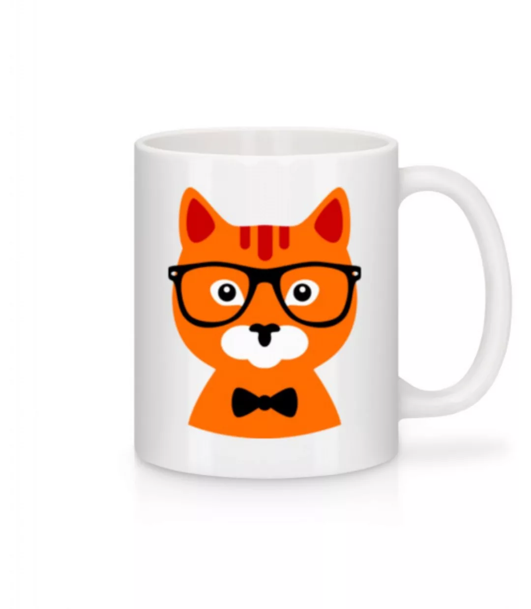 Hipster Kater Mit Fliege · Tasse günstig online kaufen