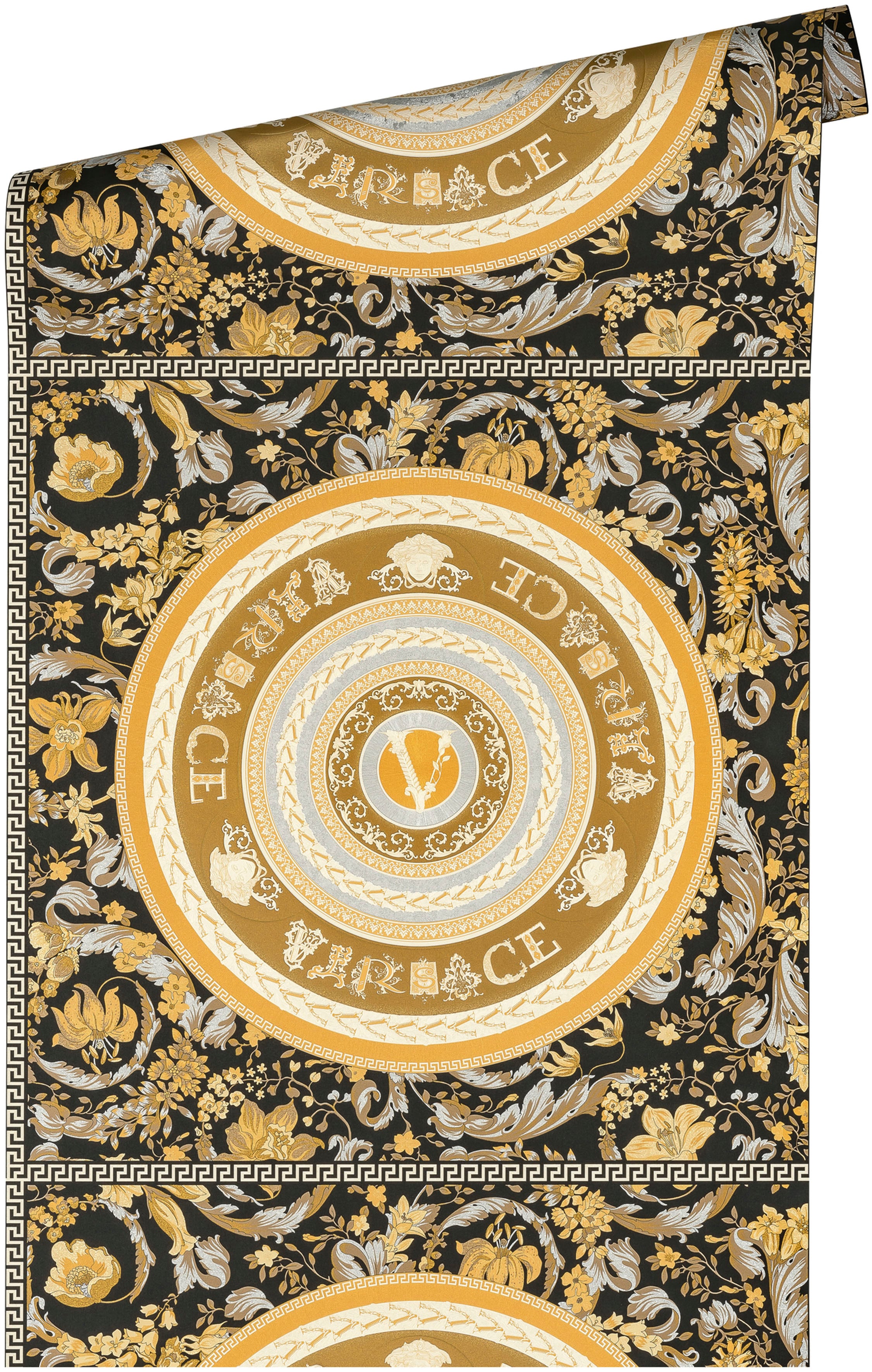 Versace Vliestapete »Wallpaper Versace 5 Floral Design«, leicht glänzend-ge günstig online kaufen